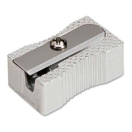 Aluminum Pocket Sharpener, Steel, Silver